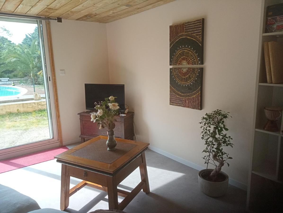 La Canette De Phil - Chambre D'Hotes, Independante - Vue Sur Piscine 萨马坦 外观 照片
